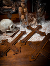 Load image into Gallery viewer, Vamp Manor  ππ’πͺπ’π«π±π¬ ππ¬π―π¦ Gothic CrossesΒ© Set of three